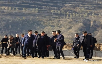 Gansu Province industry and information Department leaders visit Huamao new material project site research