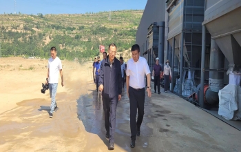 Gansu Provincial People's Congress Standing Committee Delegation Vice Director Li Peixing Visited Huamao (Gansu) new material research and guidance work